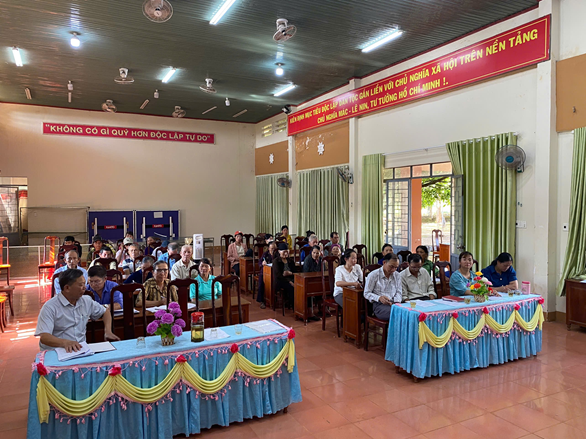 Đảng ủy xã Ea Wy tổ chức hội nghị sơ kết tình hình thực hiện nhiệm vụ 9 tháng đầu năm 2024